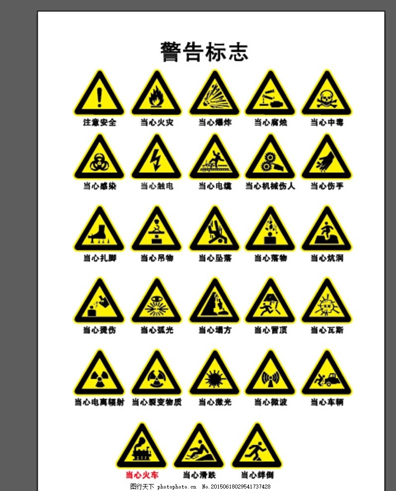 方寸之间的安全防线 警示标识与标识标牌